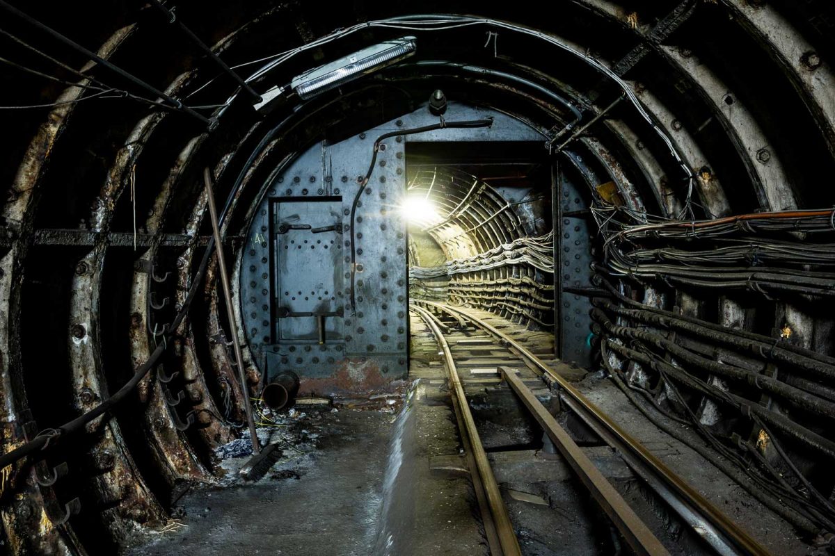 Floodgate in Tunnels-under Mount Pleasant