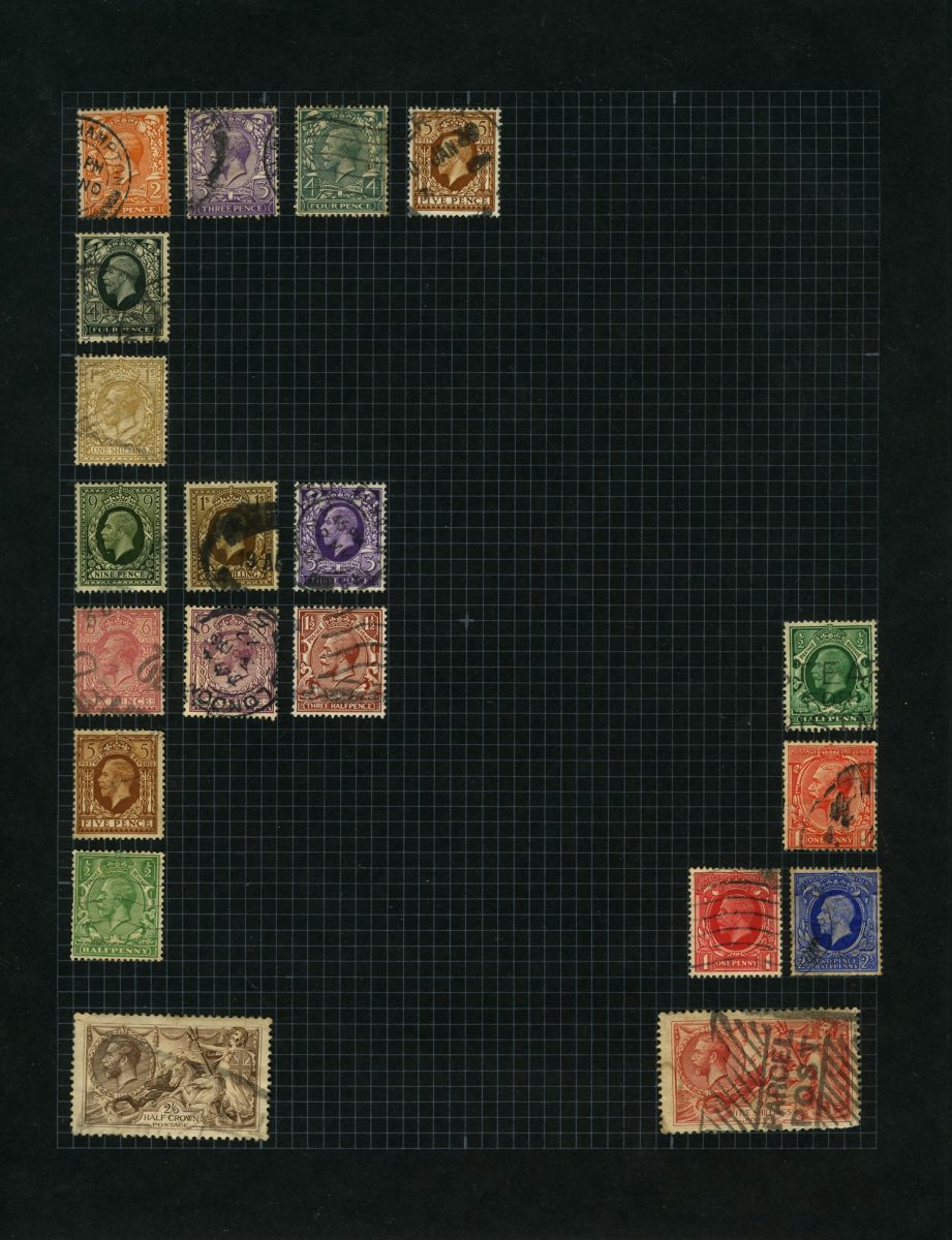 Creative Layouts in Stamp Album